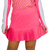 Alternate View 2 of Watermelon Wine Collection: Knife Pleat Flirty 15&quot; Pull On Skort